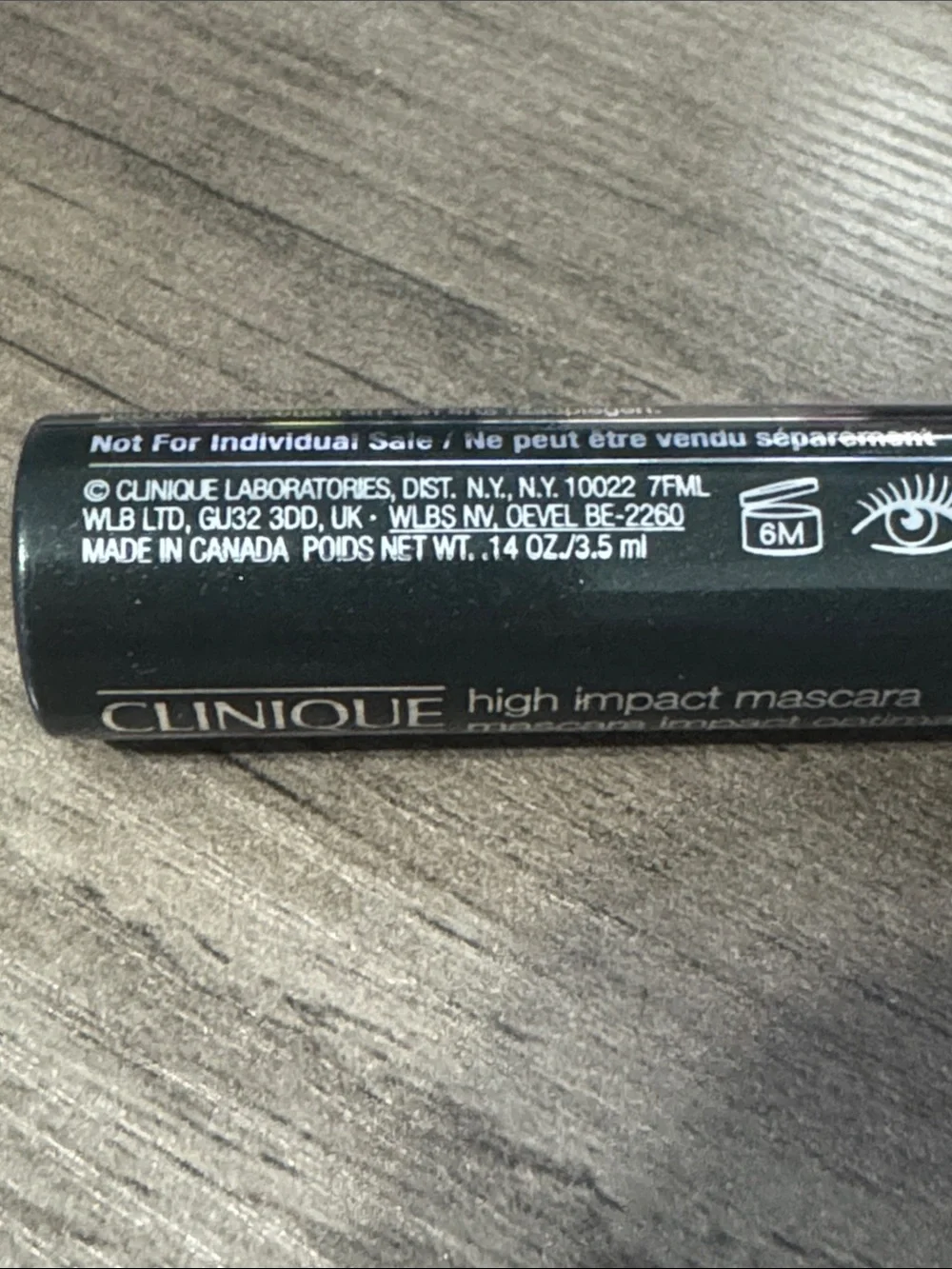 Clinique High Impact Mascara in Black 3.5ml each. Bundle of 2.